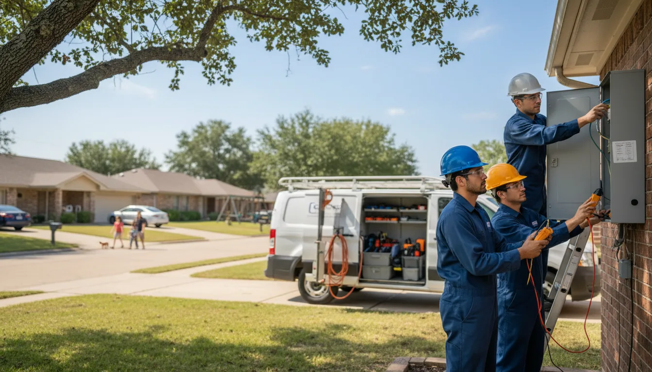 Certified electrician providing emergency electrical services in Yermo, CA
